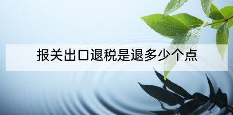 报关退税深入解析其意义、流程与影响