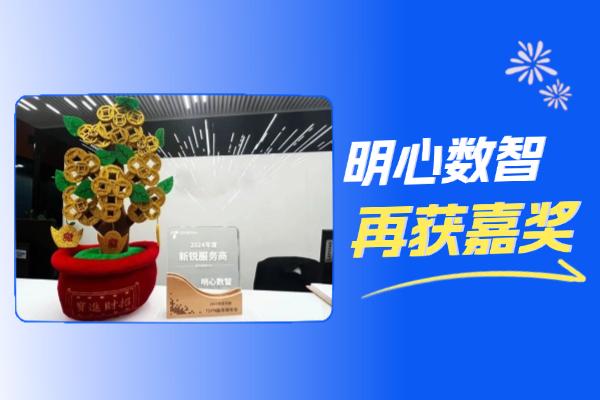 再获嘉奖，明心数智被亚马逊TSPN评为2024年度新锐服务商！